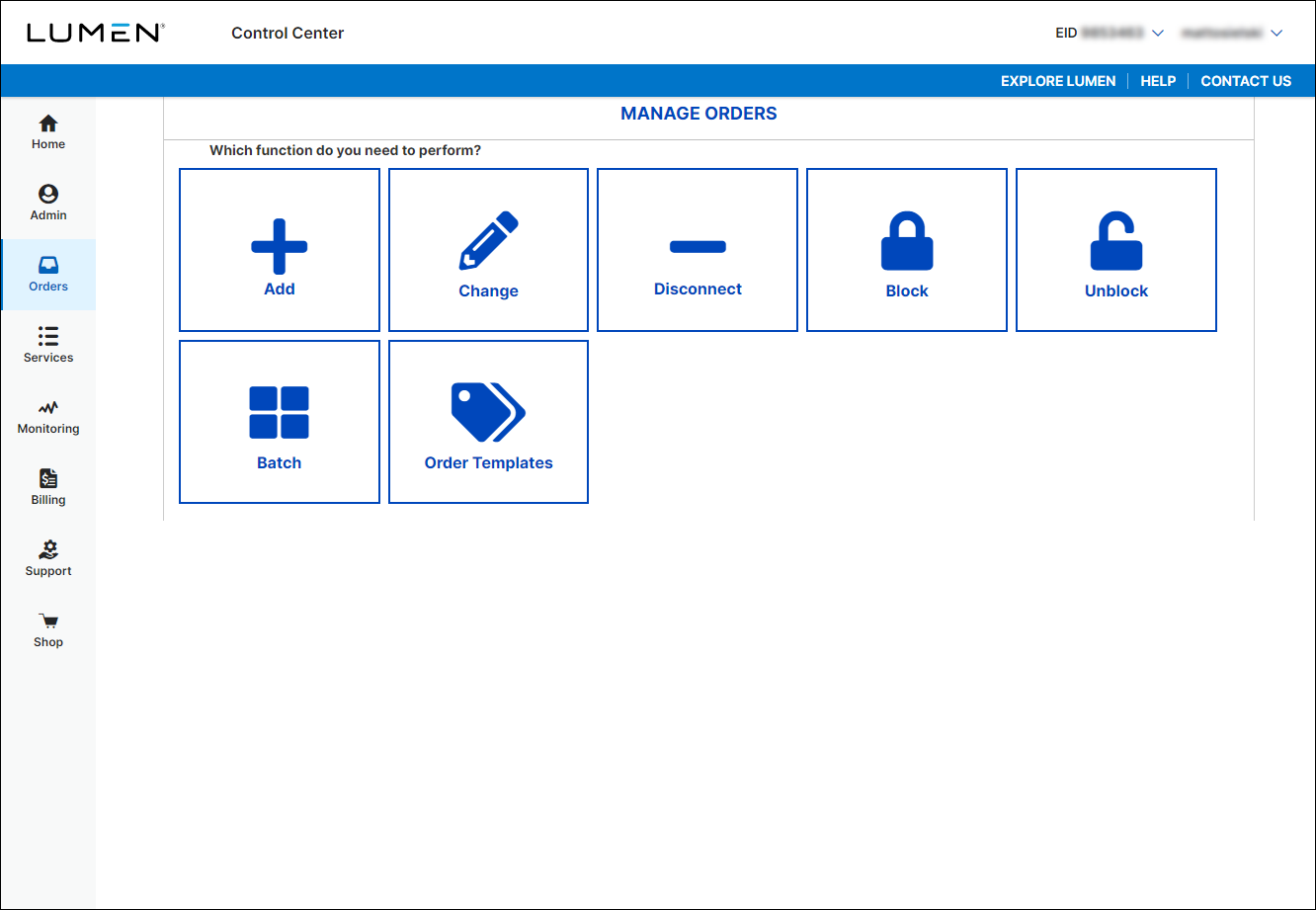 Manage Orders (for Wholesale customers)