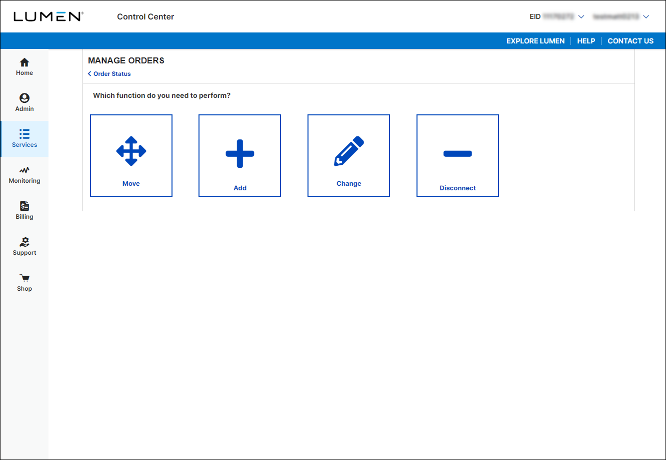 Manage Orders