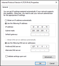 TCP/IP v4 Properties