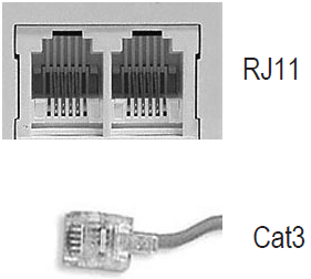 Jacks and cable not supporting VoIP