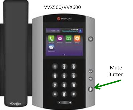 voip vvx 500 600 function buttons mute button